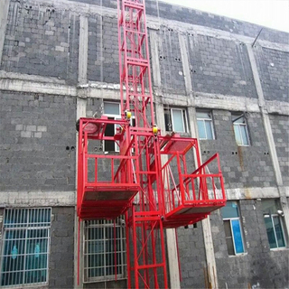 SS100/100 1ton Material Construction Hoist of Construction Elevator