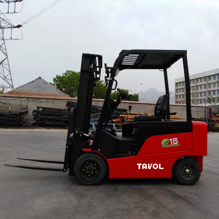 Good Quality Curtis Controller 1.5 Ton 2ton 2.5ton 3tons 3.5t 4 Wheel Electric Forklift for Sale